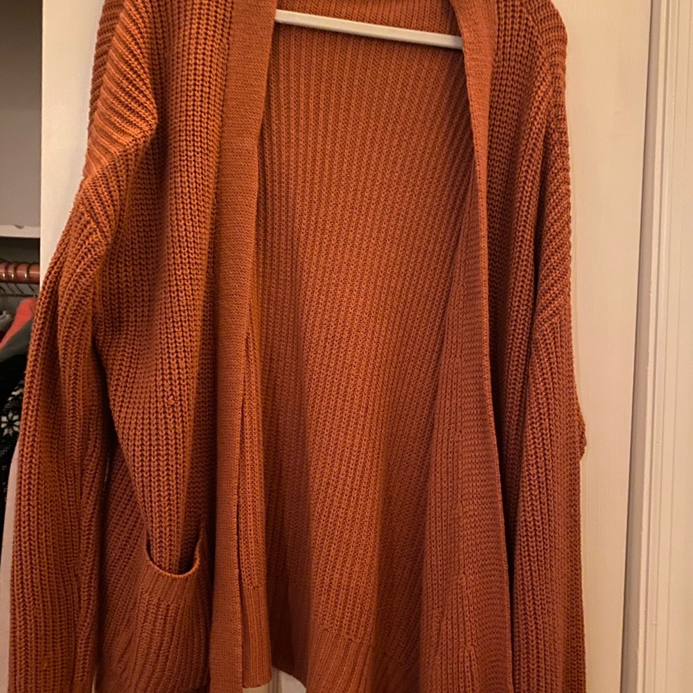 Burnt Orange Cardigan